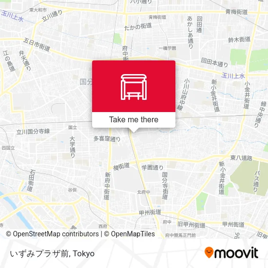 いずみプラザ前 map