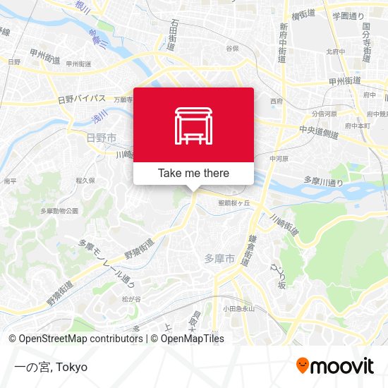 一の宮 map