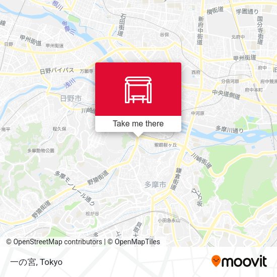 一の宮 map