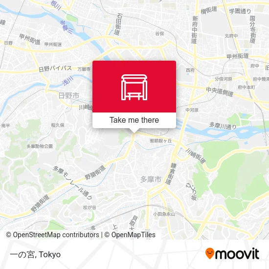 一の宮 map