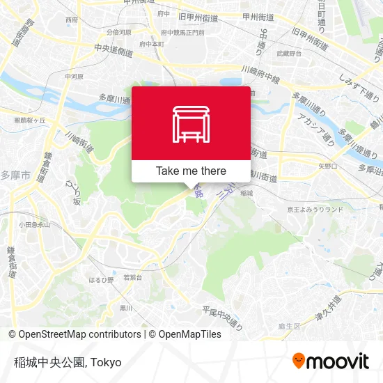 Inagi Central Park map