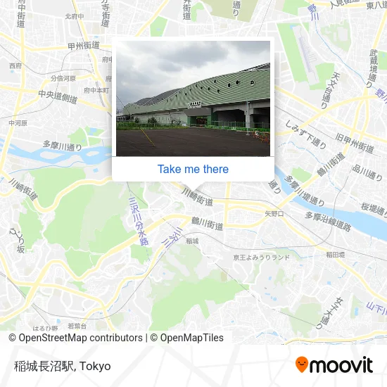 稲城長沼駅 map