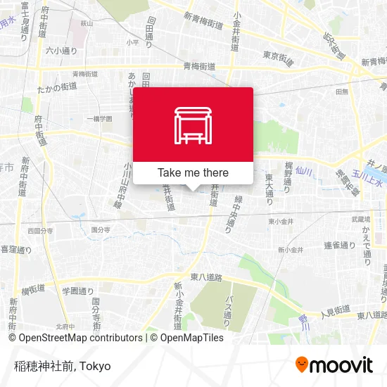 In front of Inaho Shrine map