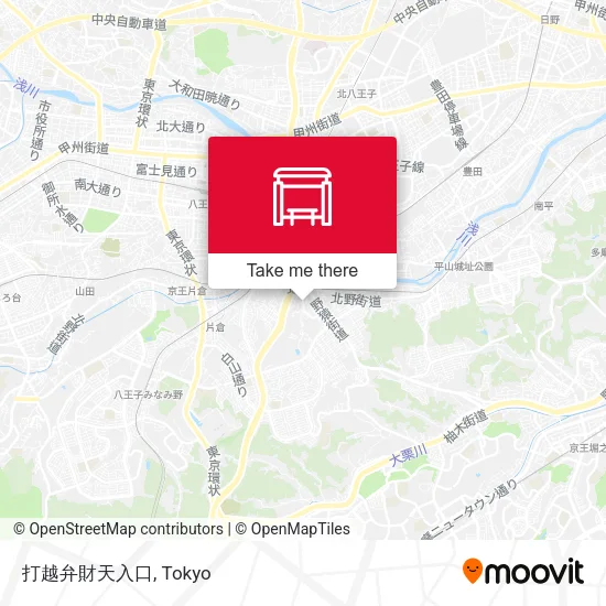 Uchikoshi Benzaiten Entrance map