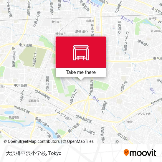 大沢橋羽沢小学校 map