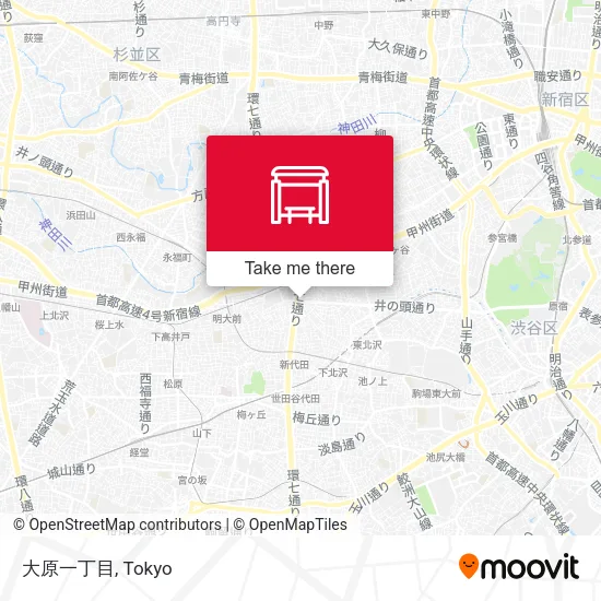 大原一丁目 map