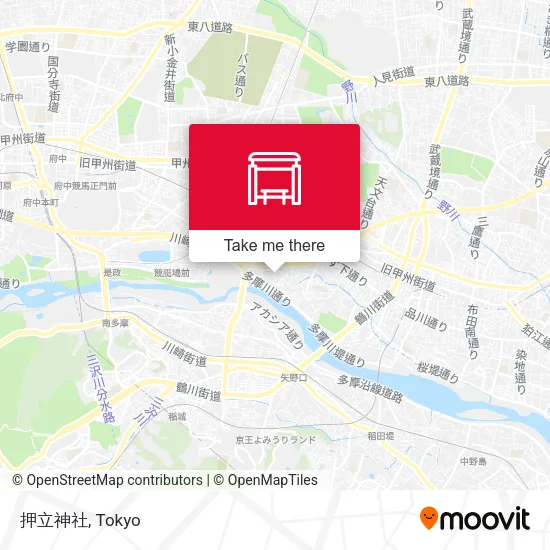 押立神社 map