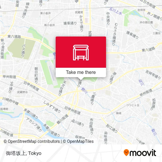 御塔坂上 map