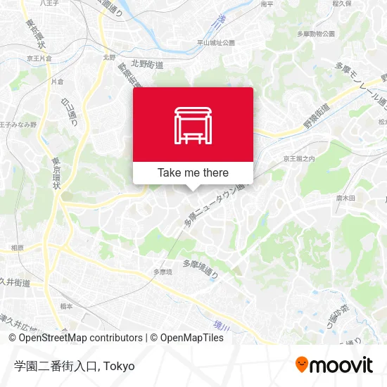 学園二番街入口 map