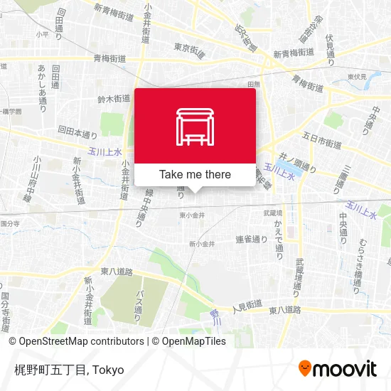 梶野町五丁目 map