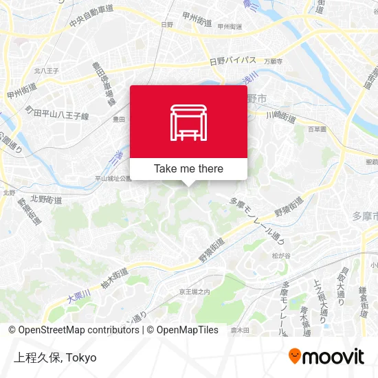 上程久保 map