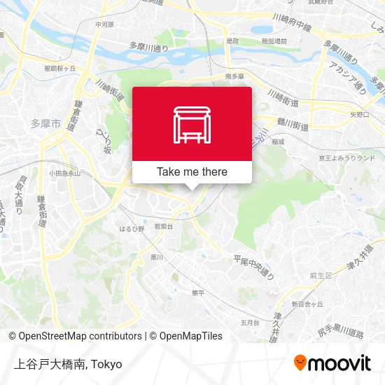 上谷戸大橋南 map