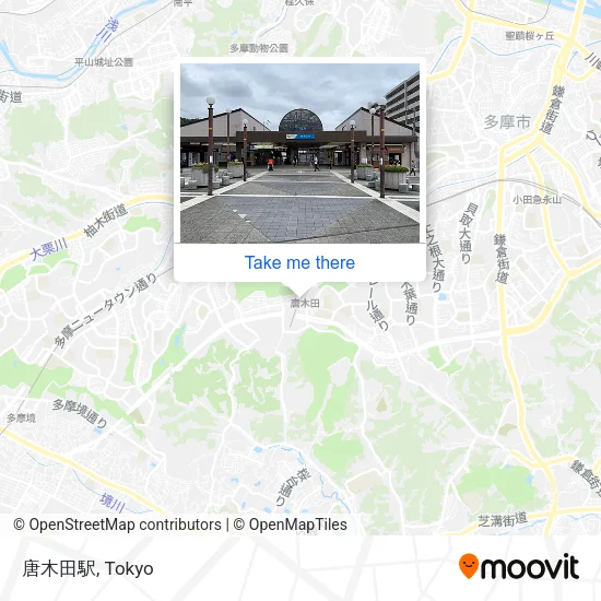 Karakida Station map