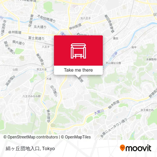 Kinugaoka Housing Complex Entrance map