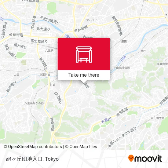 絹ヶ丘団地入口 map