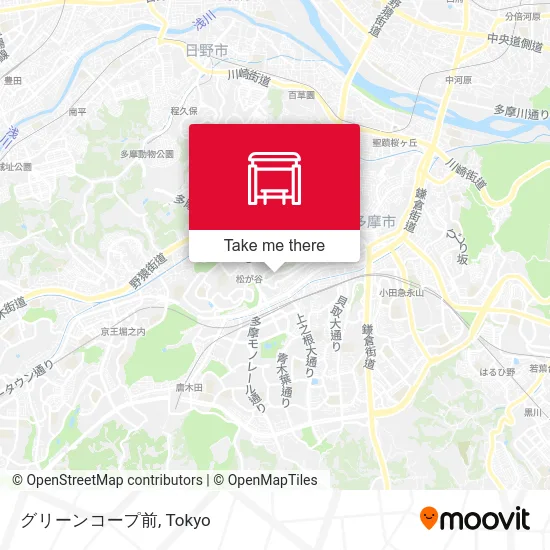 グリーンコープ前 map