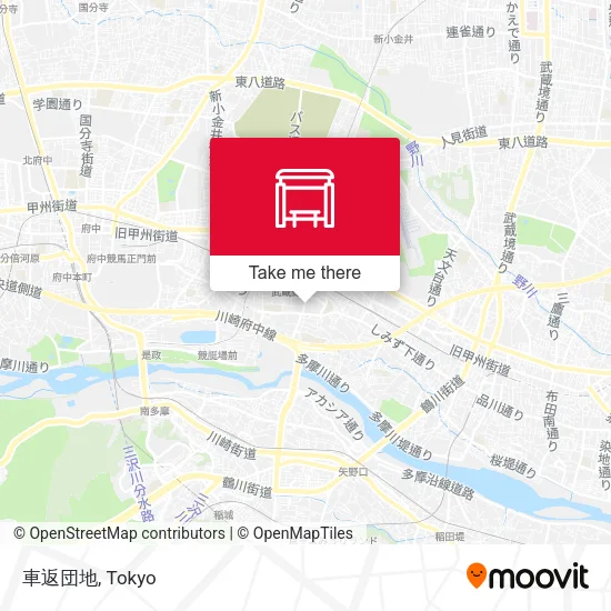 車返団地 map