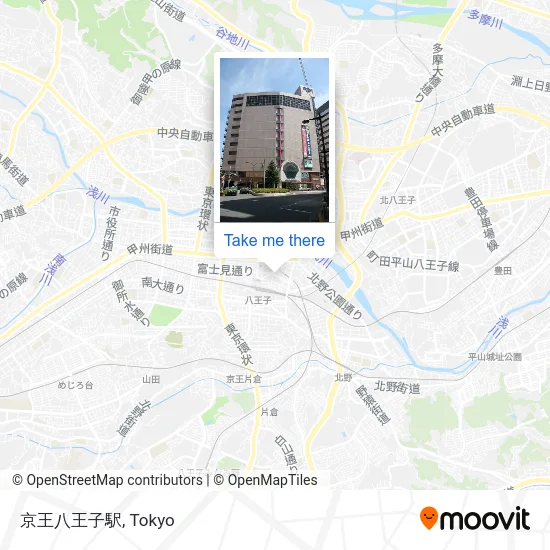 京王八王子駅 map