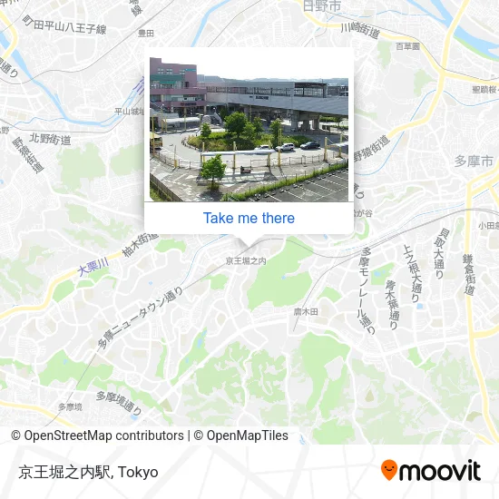 京王堀之内駅 map