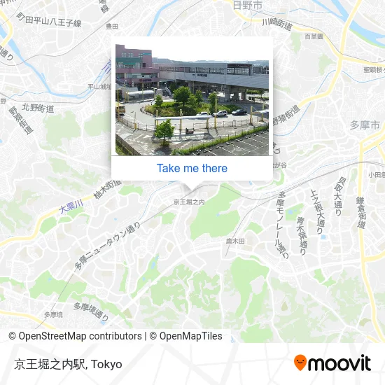 京王堀之内駅 map