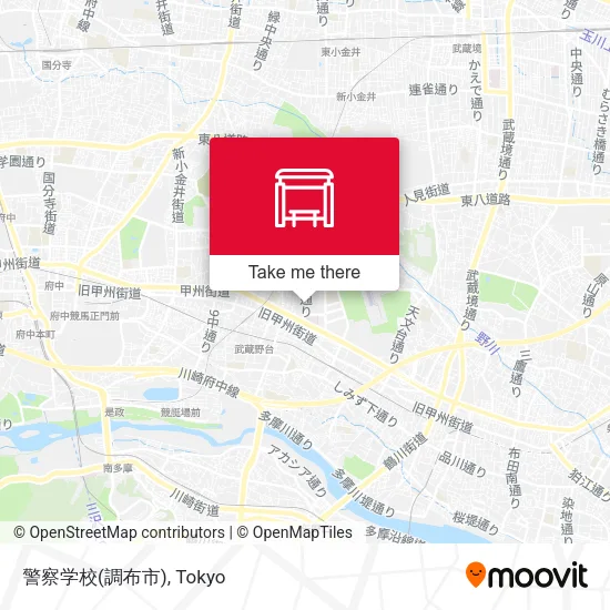 警察学校(調布市) map