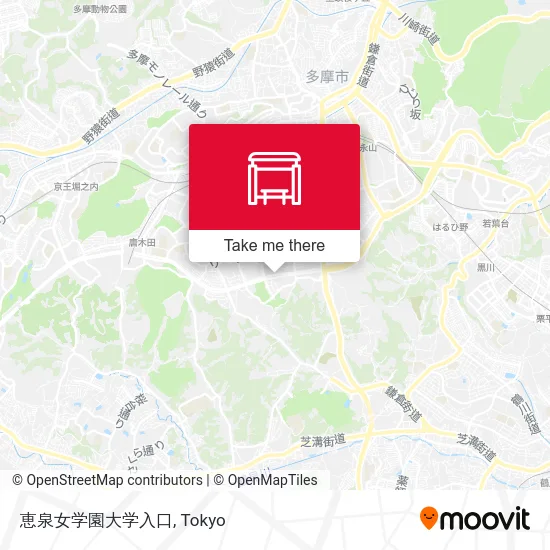 Keisen Women's University Entrance map