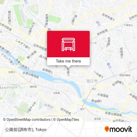 公園前(調布市) map