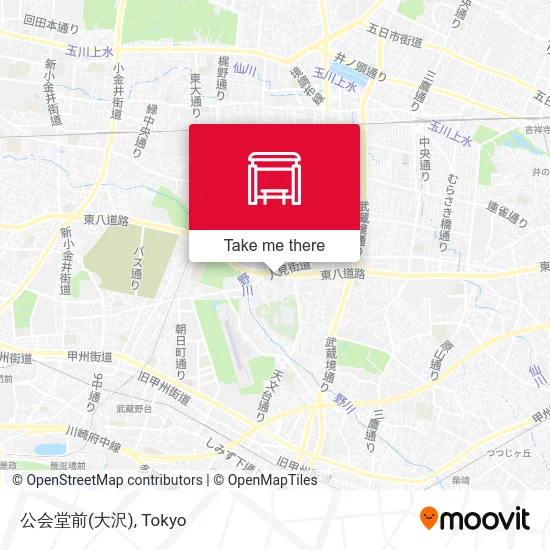 公会堂前(大沢) map