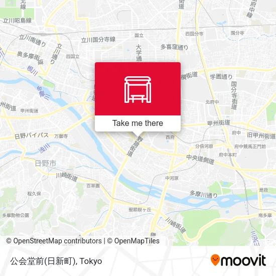 Civic Hall Front (Nisshin-cho) map