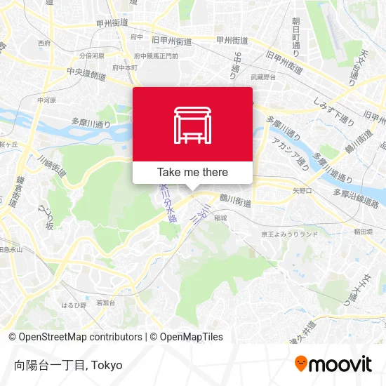 Kouyoudai 1-chome map