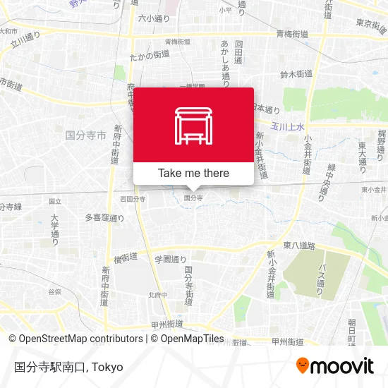 国分寺駅南口 map