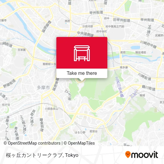 桜ヶ丘カントリークラブ map