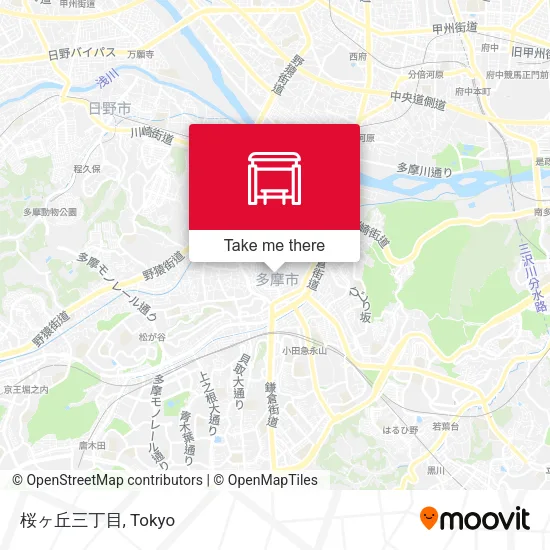 Sakuragaoka 3-chome map