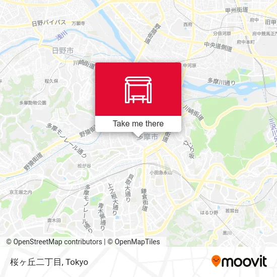 Sakuragaoka 2-chome map