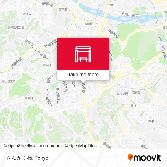 さんかく橋 map