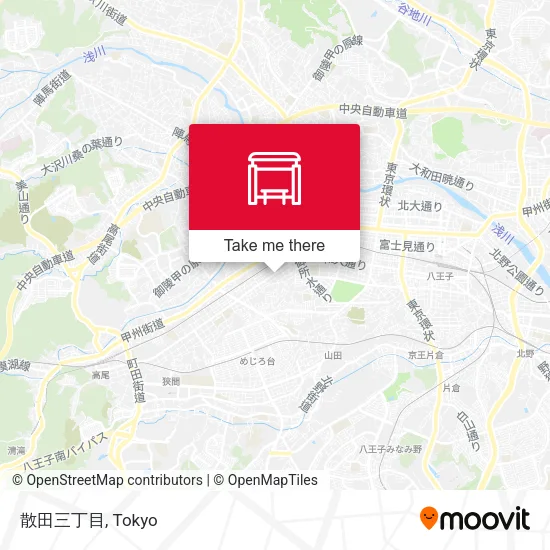 散田三丁目 map