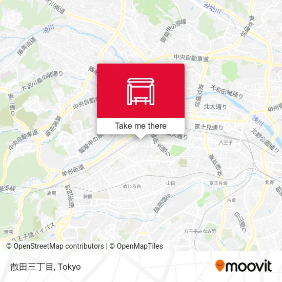 散田三丁目 map