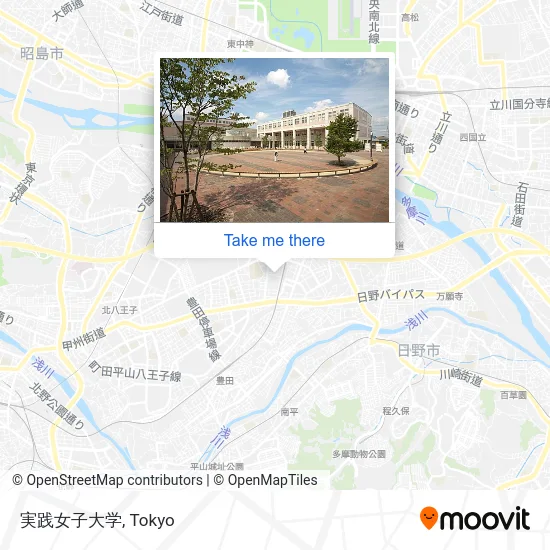 実践女子大学 map