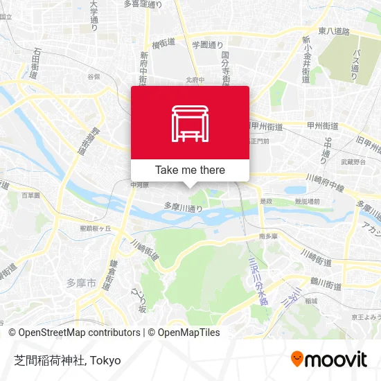芝間稲荷神社 map