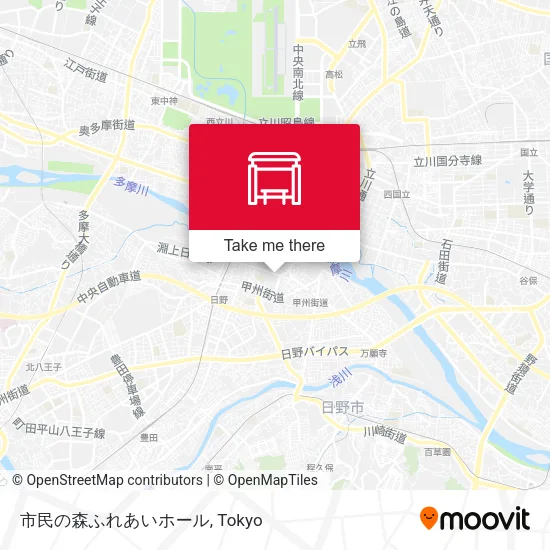 市民の森ふれあいホール map