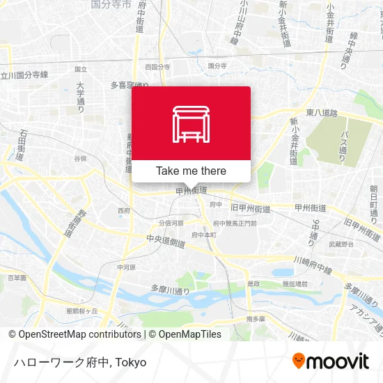 ハローワーク府中 map