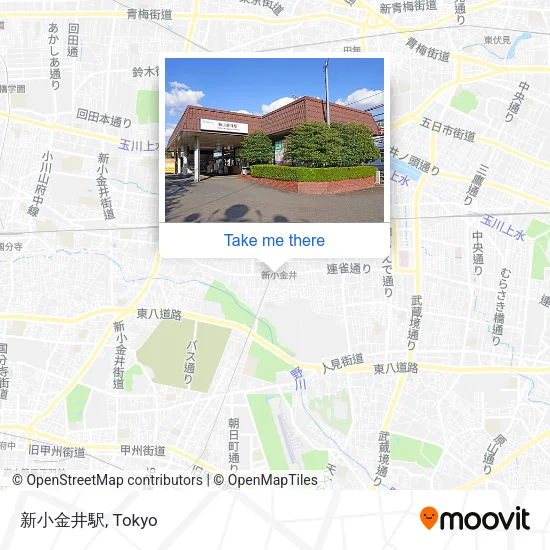 新小金井駅 map