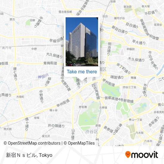 新宿Ｎｓビル map
