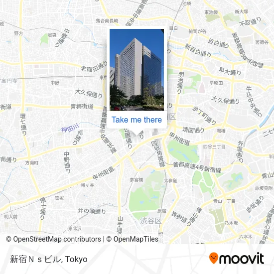 新宿Ｎｓビル map
