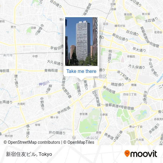 新宿住友ビル map