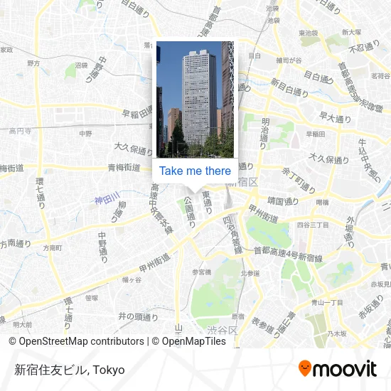 新宿住友ビル map
