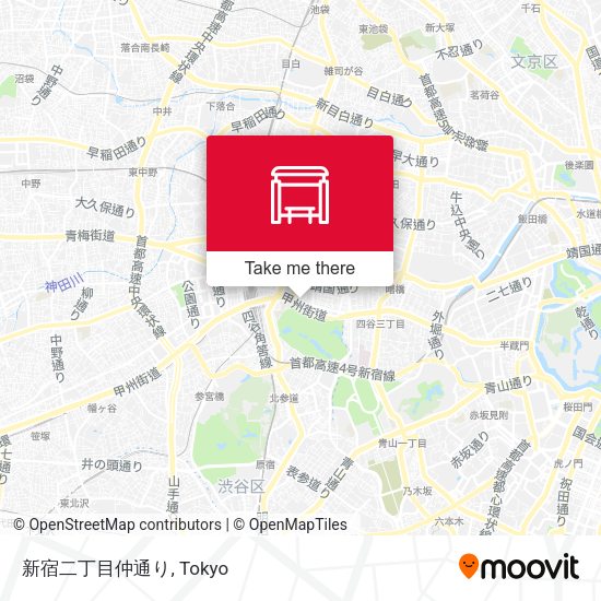 新宿二丁目仲通り map