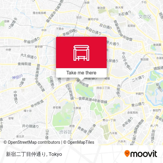 新宿二丁目仲通り map