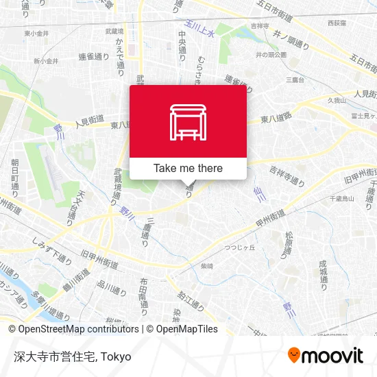 深大寺市営住宅 map