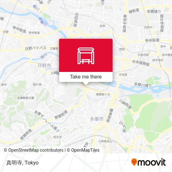 真明寺 map